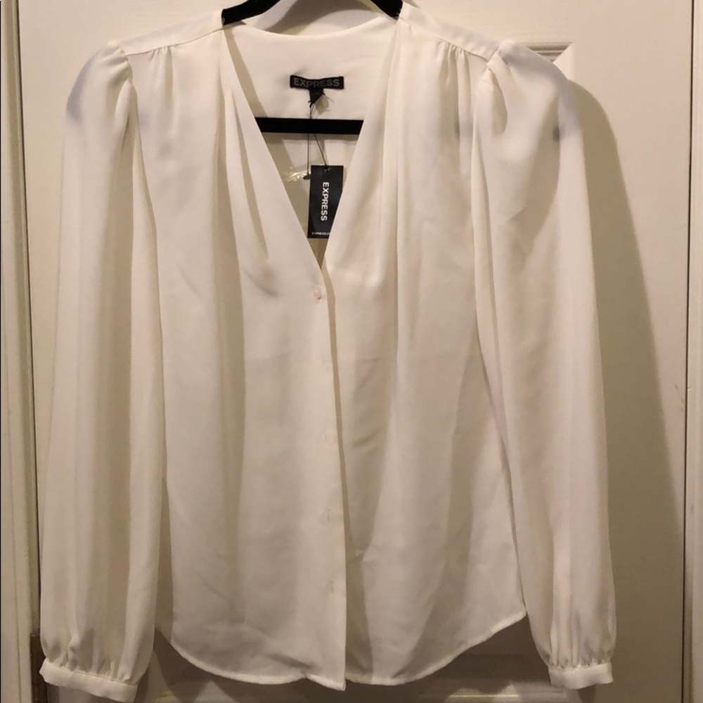 Express button down blouse